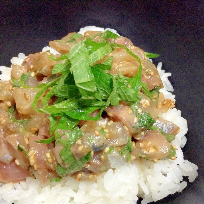 ♡アジのなめろう丼♡